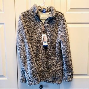 Weatherproof Vintage Frosty Tipped Sherpa Pullover